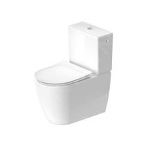 Soleil by Starck - Cuvette combi wc, vidage Vario, Rimless, WonderGliss, blanc 20110900001 - Duravit