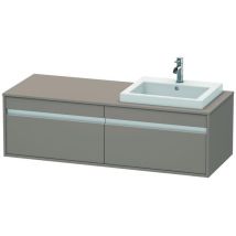 Duravit Ketho Waschtischunterschrank wandhängend 6797, 2 Auszüge,