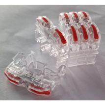 Durchgangs Reihenklemme für Hutscheine 1+1 (5er Pack)