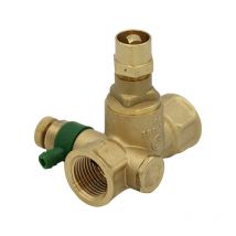 Schlösser Armaturen - Durchgangsventil Steckschlüssel mit Entleerung