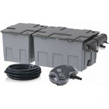 Durchlauffilter-Set 40m³ - 10000 l/h - 36W uvc - Heissner