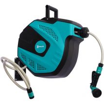 Durhand - Avvolgitubo a Parete a 7 Modalità di Irrigazione in pp Nero e Verde