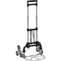 Durhand - Carretilla de Mano Plegable para Escalera Carga 70kg para Entrega Almacenes