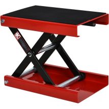 Durhand - Cavalletto Alzamoto, Sollevatore per Moto in Acciaio Rosso