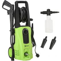 Portable Power Washer 1800W, 150 Bar, 510 L/h for Garden, Car Green - Durhand