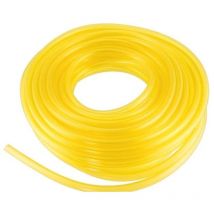 Durite jaune translucide ''Spéciale carburant''. l: 15m ø int:.: 5mm ø: ext.: 8mm.