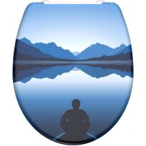 Duroplast WC-Sitz WC1, mit Absenkautomatik und Schnellverschluss