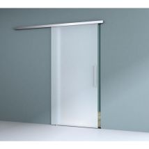 Durovin Bathrooms - Internal Glass Sliding Door - Fully Frosted - 775mm - Bar Handle - With Soft Close