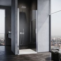 Duschabtrennung Nischentür Duschkabine Dusche Schwingtür nano Echtglas 86x195cm