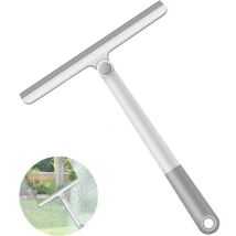 Odipie - Duschabzieher, 360° drehbarer, verlängerter Griff, Mehrzweck-Silikonabzieher für Dusche, Badezimmer, Spiegel, Reinigung von Glas, Fliesen,