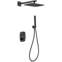 Design-Duschgarnitur hidra mattschwarz