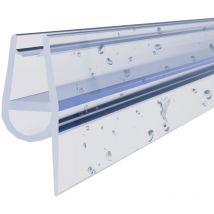 Duschdichtung unten gerade Wasserabweiser Dichtungsprofile Ersatzdichtung für 8 mm Glasstärke 90 cm - Witen&nock