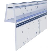 Witen&nock - 100cm Duschdichtungen mit extra langer Dichtfahne Ersatzdichtung für Drehfalttür Duschtür Gerade Glasstärke 5-6 mm