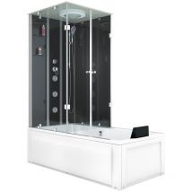 Acquavapore - Whirlpool Wanne Duschtempel Dusche Duschkabine K05-R30-EC 90x180 cm mit 2K Scheiben Versiegelung