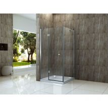 Duschkabine arto 80 x 80 x 195 cm ohne Duschtasse