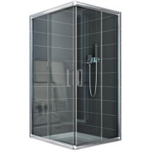 Duschkabine Klarglas H 185 Mod. Alabama 75x90 Cm