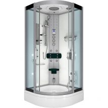 Duschkabine Dusche D46-60T1-EC Komplettdusche Fertigdusche 100x100 cm