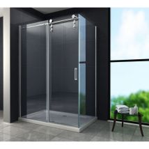 Duschkabine largos 150 x 90 x 195 cm ohne Duschtasse - Klarglas