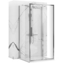 Duschkabine Rea Rapid Slide Chrome 150x80