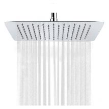 Ahlsen Duschkopf 10 Zoll Regenduschkopf Matt Hochdruck Regenduschkopf Wassersparend