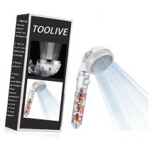 Dontodent - Duschkopf Regendusche, Handbrause Duschkopf Gross, Wassersparender Duschkopf Hochdruck, Duschkopf mit 3-Lagen-Filtration (ohne Schlauch)