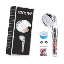 Komiro - Duschkopf Wassersparend , mit 3 Strahlarten, Turbogeladenes Design Hochdruck , Handbrause Duschbrause für Baden