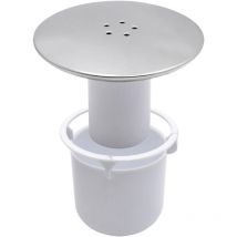 Duschrinnenabdeckung, 90 mm/115 mm, für Viega Tempoplex-Abfluss, Chrom-Finish, Duschrinnenabdeckung, Geruchsstopper