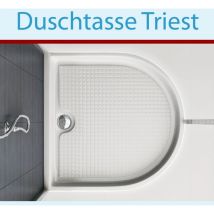 Jet-line - Duschtasse triest Duschwanne Dusche Duschboden Bad Badausstattnug 90x90 cm Wannenboden Badezimmer