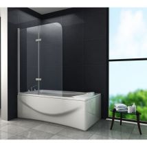 Glasdeals - Duschtrennwand brease 120 x 140 (Badewanne) - Klarglas