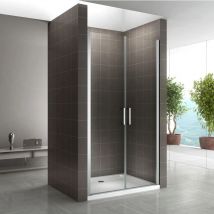 I-flair Duschtüren, Nischentüren aus 6 mm durchsichtigem Sicherheitsglas Breite: 89-92 cm - Höhe: 180 cm