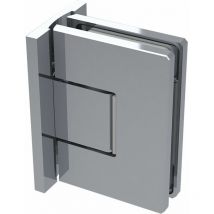 Duschtür Scharnier 8500N 90 Grad Glas-Wand mittig, Messing verchromt poliert