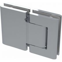 Duschtür Scharnier 8010BTJC 180 Grad Glas-Glas Hydraulik, Aluminium silberfärbig