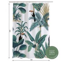 Duschvorhang 180 X 200 Cm Hinatea Azao