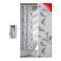 Bunter Vorhang mit Tropfenmuster, 180 cm, mit Haken und Band