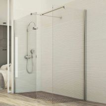 Duschwand Duschkabine In Klarglas 8 Mm H 198 Mod Walk In Corner 75x150 Cm