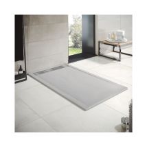 Duschwanne aus Harz, Modell Opale, Breite 90, Weiß ral 9003, Maße 90 x 160 cm