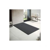 Duschwanne aus Kunstharz – Breite 100 – Graphit Ral-7016 – 100 x 160 cm