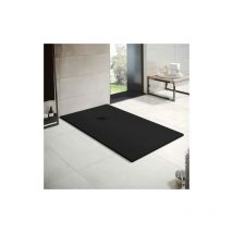 Duschwanne aus Kunstharz – Breite 90 – Schwarz Ral-9005 – 90 x 170 cm