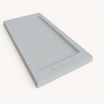 Duschwanne Steen Mit Rahmen Farbe Lichtgrau Ral 7035 80x160cm Abdeckung Lichtgrau