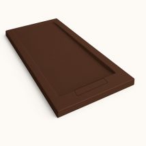 Duschwanne Steen Mit Rahmen Farbe Schokoladenbraun Ral 8017 80x140cm Abdeckung In Schokoladenbraun