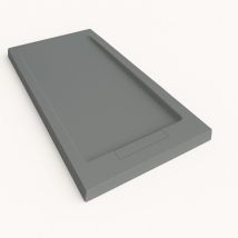 Duschwanne Steen Mit Rahmen Farbe Zementgrau Ral 7005 70x110cm Abdeckung Zementgrau