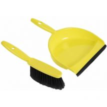 Dustpan And Brush Set Yellow - CX03972