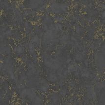 Carta da Parati Motivo Marmo Nero e Oro DUTCH WALLCOVERINGS