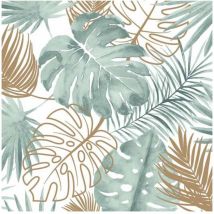 Ugepa - Carta da Parati Motivo Foglie di Monstera Verde dutch wallcoverings