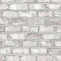 Papel de pared ladrillos blanco EW3104 Dutch Wallcoverings