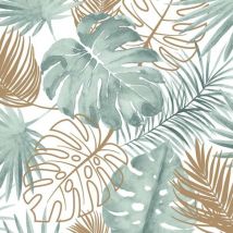 Ugepa - Papier peint Feuilles de monstera Vert dutch wallcoverings