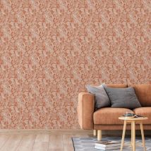 Grandeco - Papier peint Mae Orange et beige dutch wallcoverings