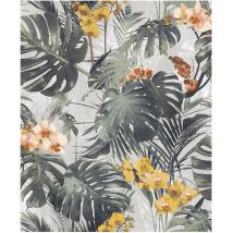 MY2101 Vinyl Intissé Fourgères et Orchidée