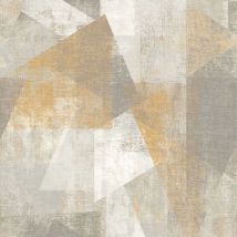 Dutch Wallcoverings - Papier peint Perspectives Beige et gris