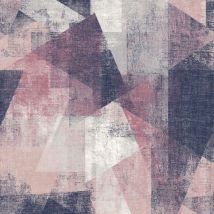 Tapete Abstraktes Motiv Rosa und Lila Dutch Wallcoverings